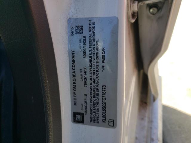 2015 CHEVROLET SPARK EV 2 - KL8CL6S02FC776778