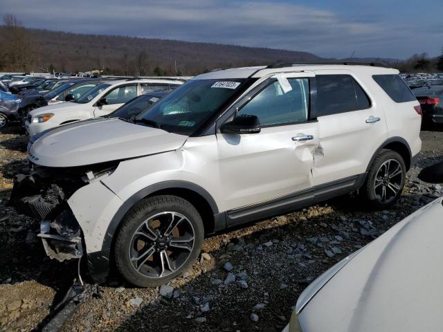 Salvage cars for sale from Copart Grantville, PA: 2014 Ford Explorer Sport