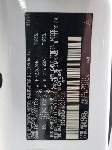 2022 LEXUS RX 450H F- 2T2YGMDA1NC077803