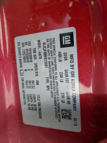 2015 BUICK ENCORE CON - KL4CJFSB9FB170361