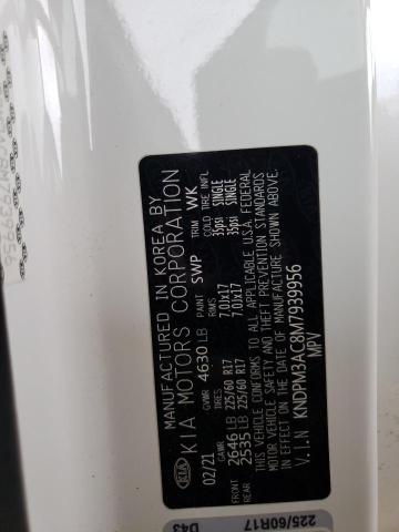 KNDPM3AC8M7939956 KIA Sportage Lx