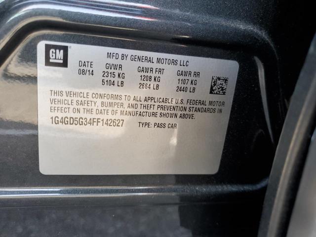 1G4GD5G34FF142627 Buick Lacrosse Premium