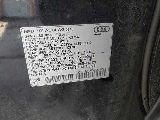 2015 AUDI Q7 TDI PRE - WA1LMAFEXFD014655