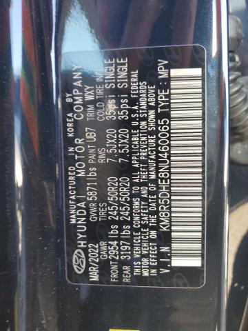 2022 HYUNDAI PALISADE L - KM8R5DHE8NU460065