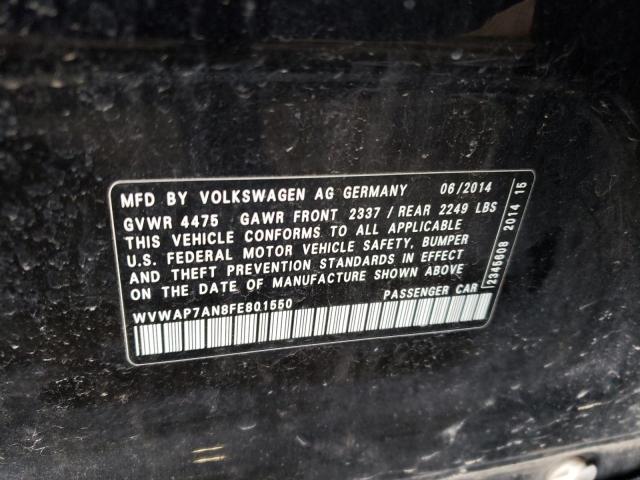2015 VOLKSWAGEN CC SPORT - WVWAP7AN8FE801550