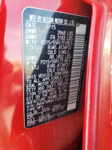 2015 NISSAN JUKE S - JN8AF5MR6FT508140