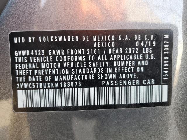 2019 VOLKSWAGEN JETTA S - 3VWC57BUXKM183573