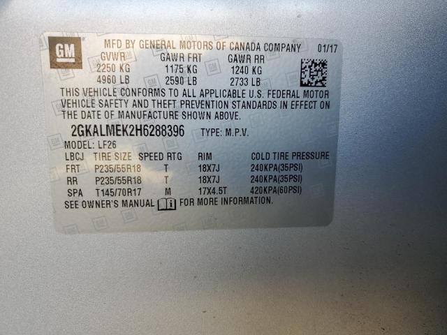 2GKALMEK2H6288396 GMC Terrain Sle