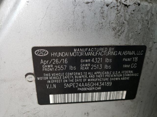 2016 HYUNDAI SONATA ECO - 5NPE24AA6GH434189