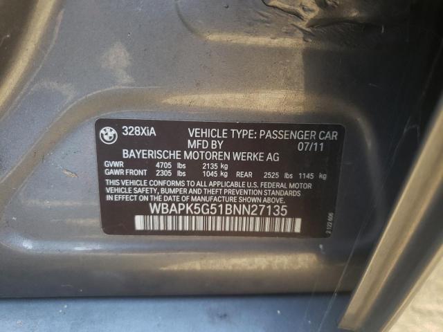 WBAPK5G51BNN27135 BMW 328 Xi Sulev