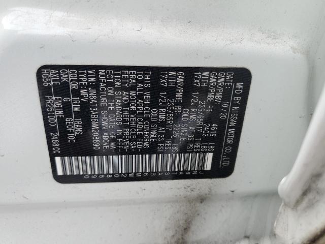 JN8AT3AB6MW208890 Nissan ROGUE S