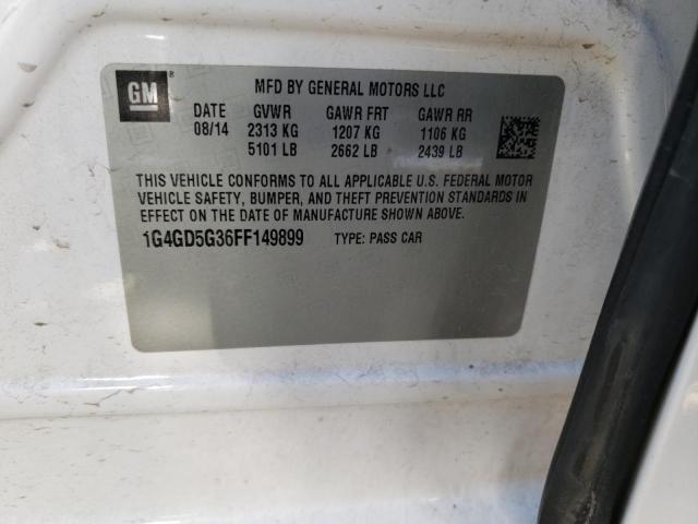 2015 BUICK LACROSSE P - 1G4GD5G36FF149899