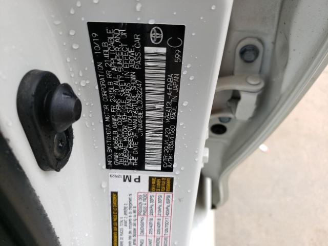 2020 TOYOTA COROLLA XS - JTNA4RBE7L3082247
