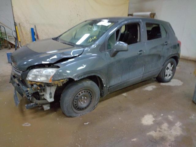 Salvage cars for sale from Copart Davison, MI: 2016 Chevrolet Trax LS