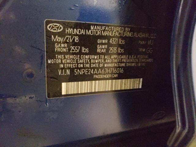 2018 HYUNDAI SONATA ECO - 5NPE24AA6JH716016