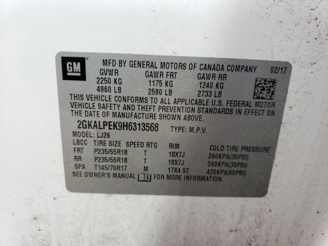 2GKALPEK9H6313568 GMC Terrain