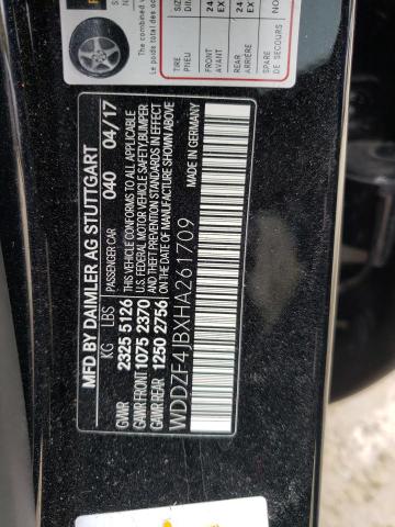 2017 MERCEDES-BENZ E 300 - WDDZF4JBXHA261709