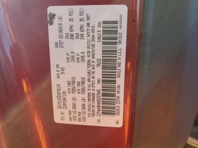 1D7HW48N46S537045 Dodge Dakota Quad Slt