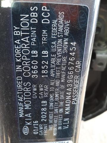 2016 KIA RIO EX - KNADN4A39G6676454