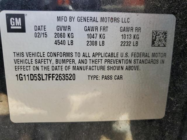 2015 CHEVROLET MALIBU 2LT - 1G11D5SL7FF263520