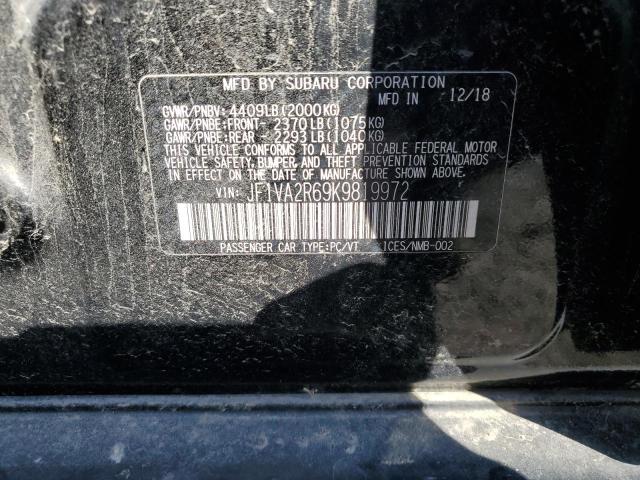 JF1VA2R69K9819972 Subaru Wrx Sti
