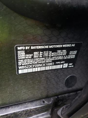 2022 BMW IX XDRIVE5 - WB523CF09NCK16861