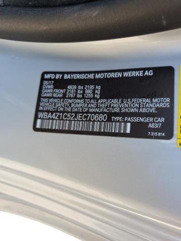 WBA4Z1C52JEC70680 BMW 430I
