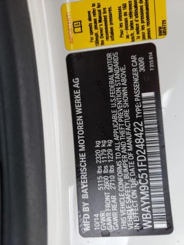 2015 BMW 650 I - WBAYM9C51FD248422