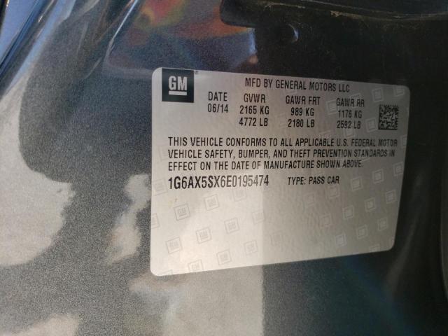 1G6AX5SX6E0195474 Cadillac CTS