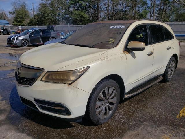 Acura MDX salvage cars for sale: 2016 Acura MDX Technology