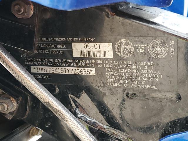 2007 HARLEY-DAVIDSON FLTR 1HD1FS4197Y720635