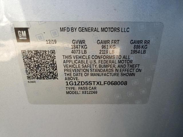 1G1ZD5STXLF068008 CHEVROLET MALIBU 2020