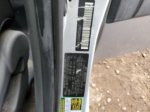KNADE123066151407 KIA Rio