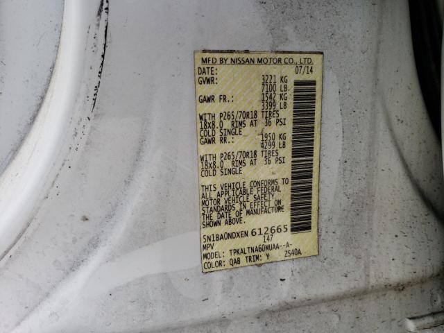 5N1BA0NDXEN612665 Nissan ARMADA SV