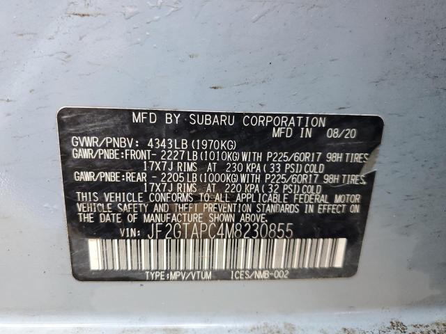 JF2GTAPC4M8230855 Subaru Crosstrek Premium