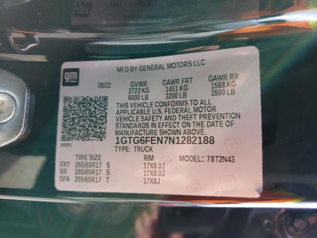1GTG6FEN7N1282188 GMC Canyon At4