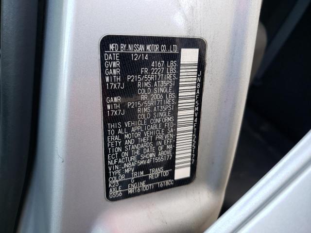 2015 NISSAN JUKE S - JN8AF5MV4FT555177