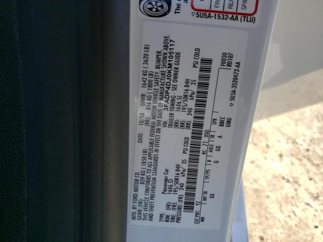 2019 FORD FIESTA ST - 3FADP4DJ0KM105117