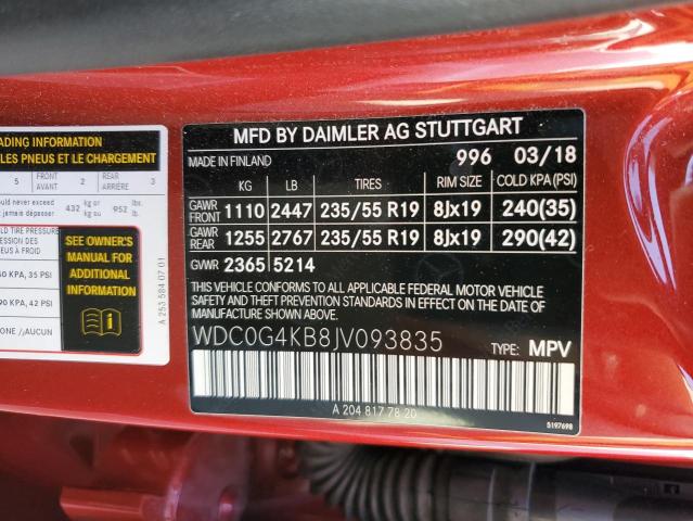 2018 MERCEDES-BENZ GLC 300 4M - WDC0G4KB8JV093835