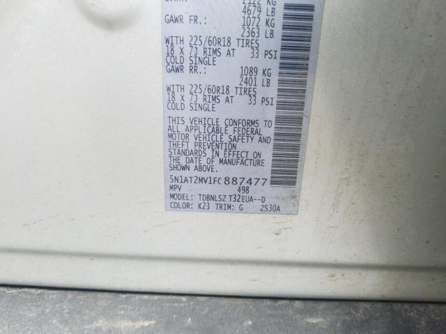 2015 NISSAN ROGUE S 5N1AT2MV1FC887477