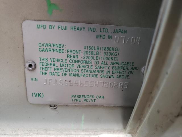 JF1SG65655H720283 Subaru Forester 2.5xs