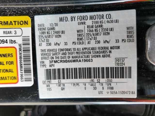 2021 FORD BRONCO SPO 3FMCR9B66MRA19663