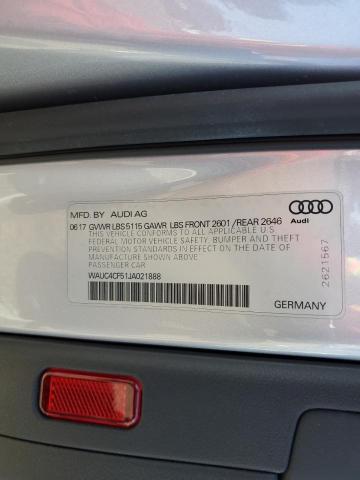 2018 AUDI S5 PRESTIG - WAUC4CF51JA021888