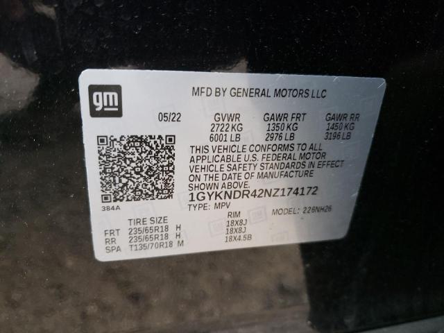 2022 CADILLAC XT5 PREMIU - 1GYKNDR42NZ174172