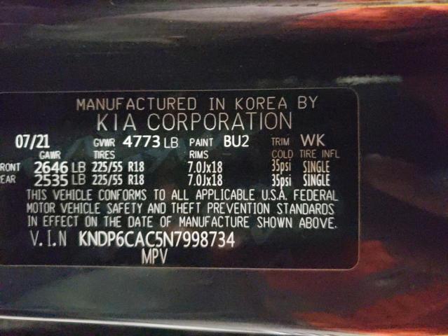 2022 KIA SPORTAGE S KNDP6CAC5N7998734