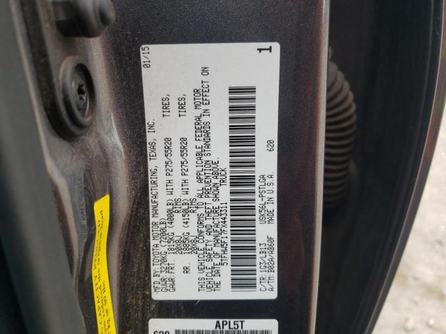 2015 TOYOTA TUNDRA CRE - 5TFHW5F17FX443311