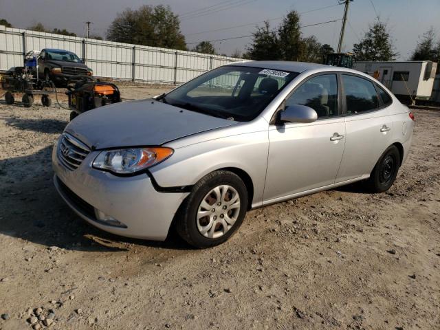 Salvage cars for sale from Copart Midway, FL: 2010 Hyundai Elantra Blue