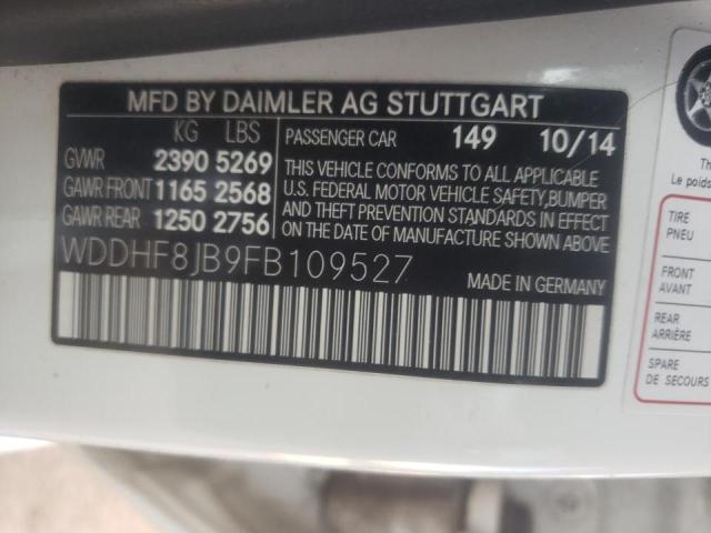 WDDHF8JB9FB109527 Mercedes-Benz E 350 4matic