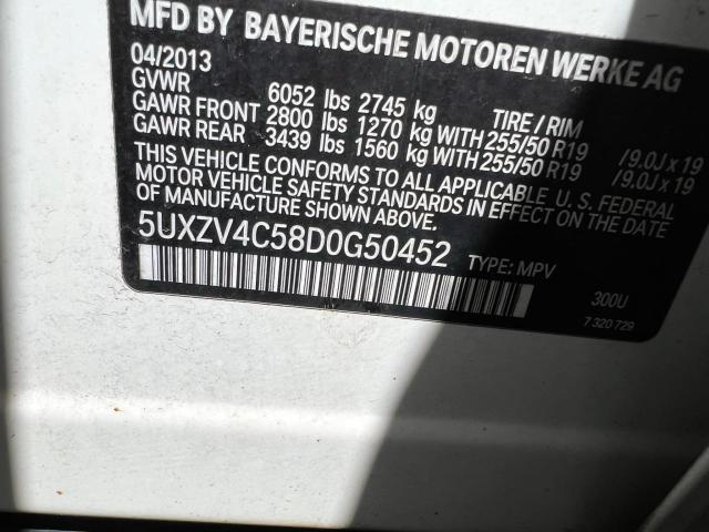 5UXZV4C58D050452 BMW X5 Xdrive35i