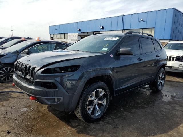 Lot #2452825455 2018 JEEP CHEROKEE T salvage car